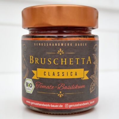 Bruschetta Tomate-Basilikum