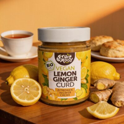 Fruit Mood - Lemon Ginger Curd mit Tee und Scones
