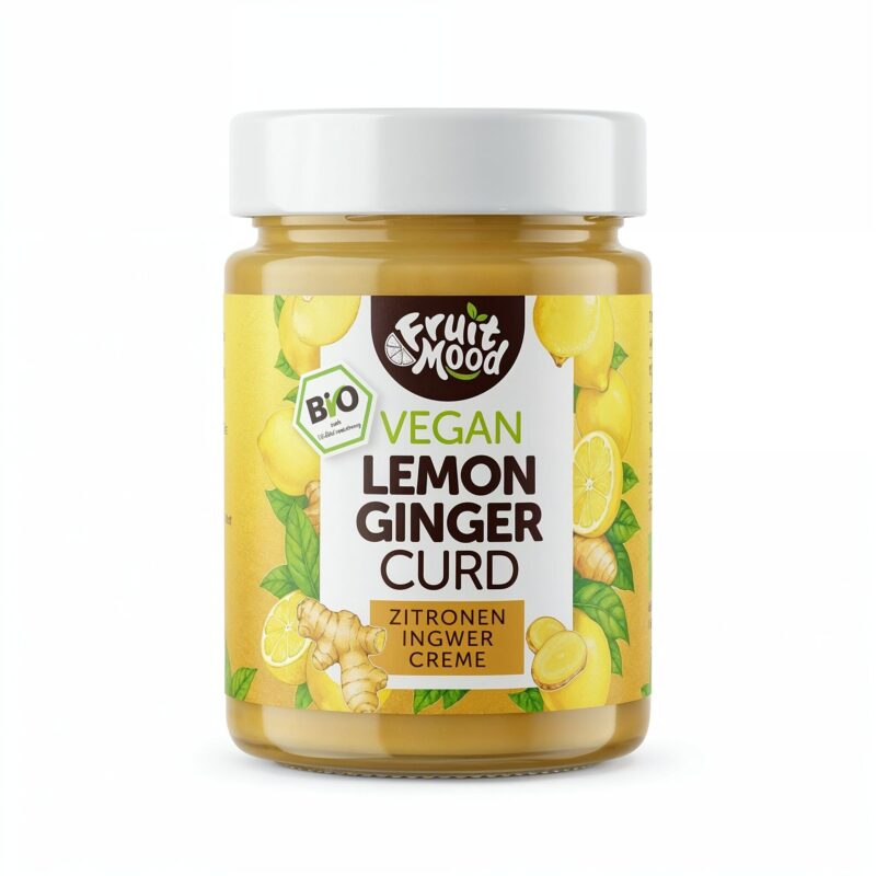Vegan Lemon-Ginger Curd – Bio Zitronen-Ingwercreme