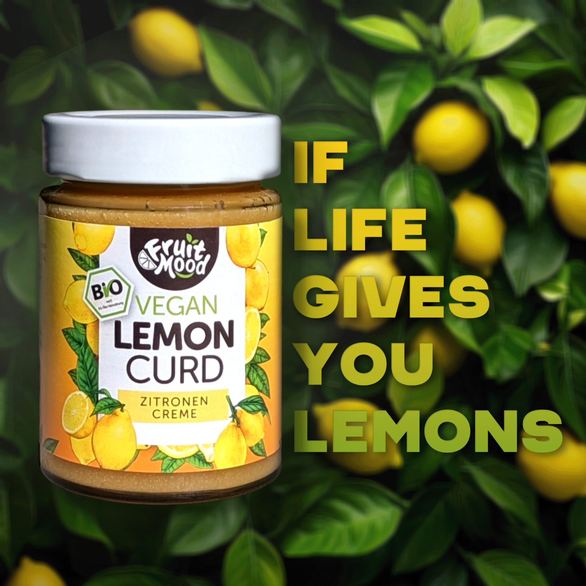 Fruit Mood - Veganes Lemon Curd - Bio Zitronencreme